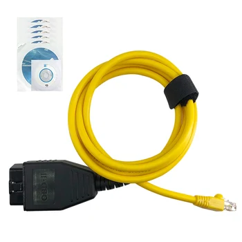 ESYS Coding Diagnostic Tool For BMW ENET Ethernet To OBD E-SYS ICOM OBD2 Interface Coding Cable For F-series
ESYS Coding Diagnostic Tool For BMW ENET Ethernet To OBD E-SYS ICOM OBD2 Interface Coding Cable For F-series