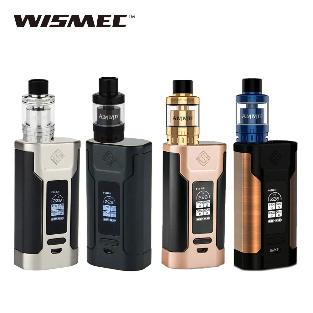 WISMEC Predator 228 TC Mod for GeekVape Ammit 25 RTA Tank 2ml/5ml capacity Atomizer vs Predator 228W Box Mod NO battery E-cig
WISMEC Predator 228 TC Mod for GeekVape Ammit 25 RTA Tank 2ml/5ml capacity Atomizer vs Predator 228W Box Mod NO battery E-cig
