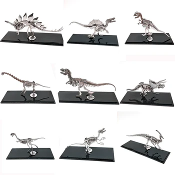 

3D Metal Model Chinese Zodiac Dinosaurs Lucky God Beast Finished Product No Assembly Toys Collection Desktop For Adult Children