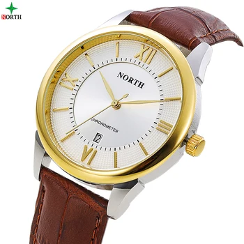 NORTH Mens Watches Top Brand Luxury Waterproof Date Fashion Quartz Watch Clock Male Leather Sport Wrist Watch Relogio Masculino
NORTH Mens Watches Top Brand Luxury Waterproof Date Fashion Quartz Watch Clock Male Leather Sport Wrist Watch Relogio Masculino