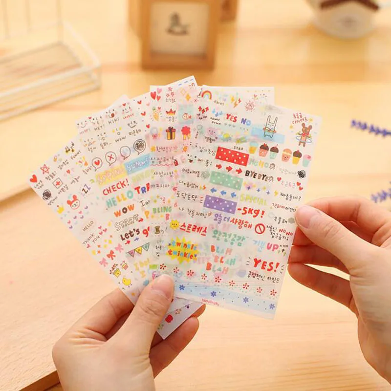 Creative Children'S Stickers Diary Album Hand Account Decoration Diy Transparent Stickers Mobile Phone Small Stickers Stationery
Creative Children'S Stickers Diary Album Hand Account Decoration Diy Transparent Stickers Mobile Phone Small Stickers Stationery