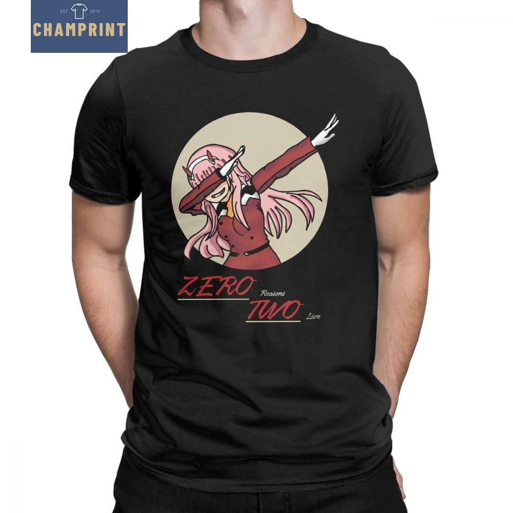 Zero Reasons Two Live Darling In The Franxx Zero Two T-Shirt Man's Short Sleeves Funny Tees Crewneck Cotton Tops Printed T Shirt
Zero Reasons Two Live Darling In The Franxx Zero Two T-Shirt Man's Short Sleeves Funny Tees Crewneck Cotton Tops Printed T Shirt