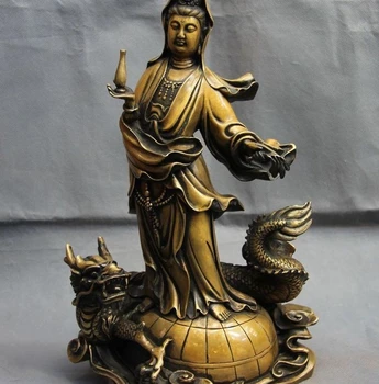 15 Tibet Bronze Copper Buddhism Vase Kwan-yin Guanyin Bodhisattva Dragon Statue
15 Tibet Bronze Copper Buddhism Vase Kwan-yin Guanyin Bodhisattva Dragon Statue