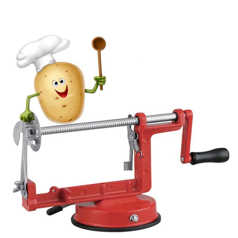 Stainless Steel Manual Potato Machine Tornado Potato Slicer Home Kitchen Spiral French Fry Vegetable Cutter Practical Tool
Stainless Steel Manual Potato Machine Tornado Potato Slicer Home Kitchen Spiral French Fry Vegetable Cutter Practical Tool