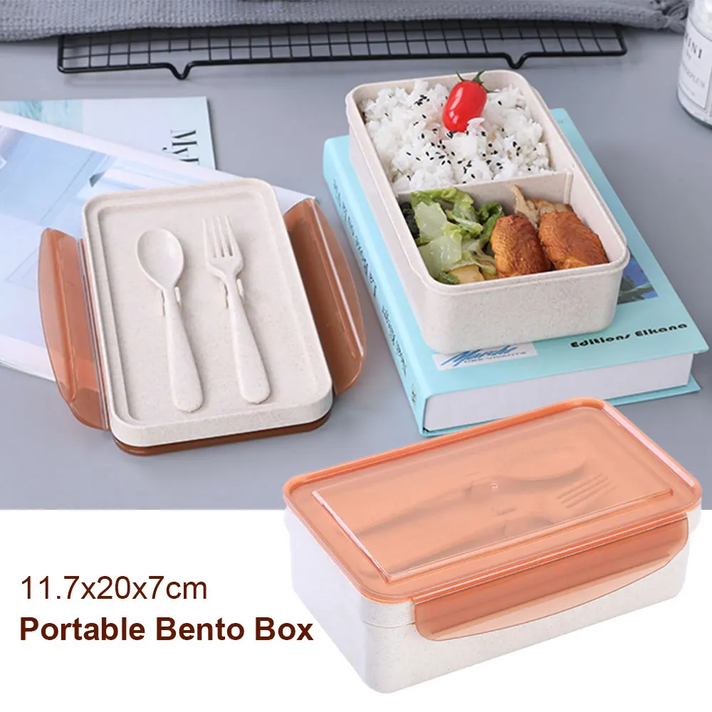 Hoomall Wheat Straw Lunch Box Microwave Bento Box Quality Kids Portable Food Storage Leakproof Lunch Box With Spoons Forks
Hoomall Wheat Straw Lunch Box Microwave Bento Box Quality Kids Portable Food Storage Leakproof Lunch Box With Spoons Forks