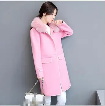2017 autumn and winter new long fox fur collar sheep shepherd fur fashion temperament coat
2017 autumn and winter new long fox fur collar sheep shepherd fur fashion temperament coat