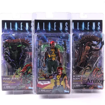 NECA Alien VS Predator Action Figure Apone AVP Scorpion Alien With Bendable Tail Snake Alien Kenner PVC Collectible Model Toy
NECA Alien VS Predator Action Figure Apone AVP Scorpion Alien With Bendable Tail Snake Alien Kenner PVC Collectible Model Toy