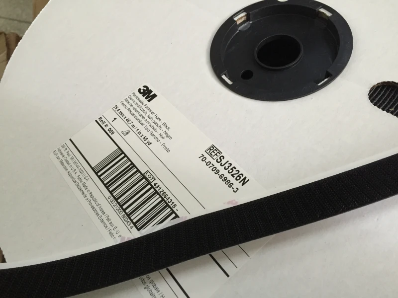 Free Shipping 1roll 25.4mmx45.7m 3M SJ3526N Hook Reclosable Fastener Black 1 in x 50 yd 3 rls/case
Free Shipping 1roll 25.4mmx45.7m 3M SJ3526N Hook Reclosable Fastener Black 1 in x 50 yd 3 rls/case