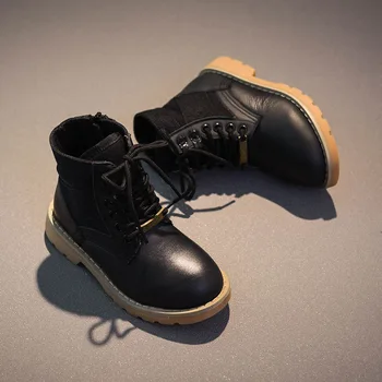 Autumn and winter new men and women baby children Martin boots in the big child side zipper plus velvet children's shoes leather
Autumn and winter new men and women baby children Martin boots in the big child side zipper plus velvet children's shoes leather