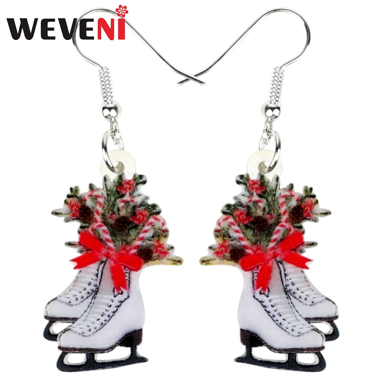WEVENI Statement Acrylic Christmas Skates Gift Earrings Drop Dangle New Year Navidad Decoration Jewelry For Women Girls Charms
WEVENI Statement Acrylic Christmas Skates Gift Earrings Drop Dangle New Year Navidad Decoration Jewelry For Women Girls Charms