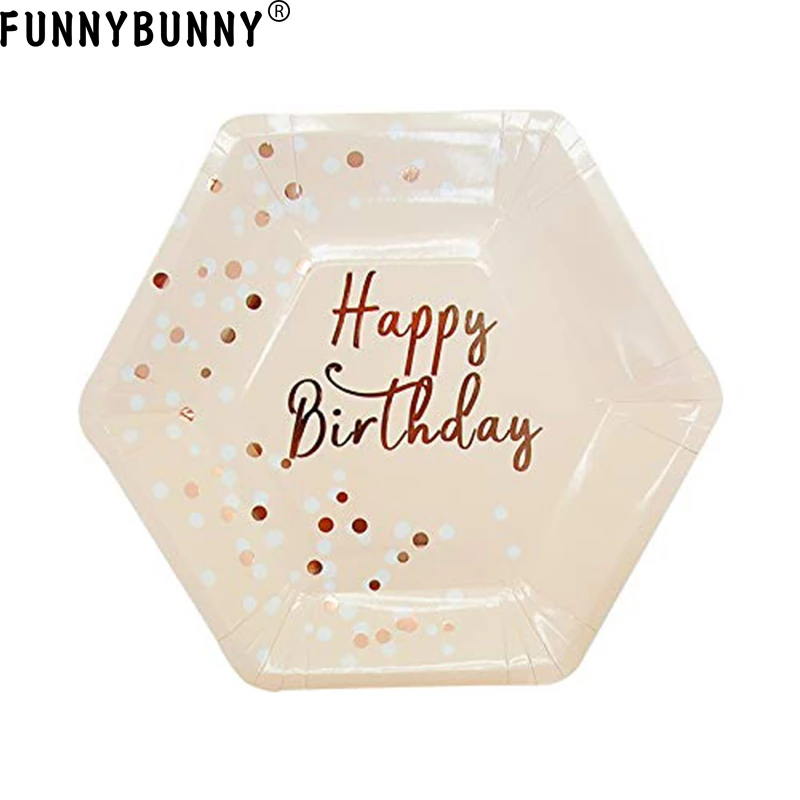 FUNNYBUNNY 8pcs Pink Disposable Paper Dessert Plates Girl Happy Birthday Party Supplies Decoration Cake Dish Tableware
FUNNYBUNNY 8pcs Pink Disposable Paper Dessert Plates Girl Happy Birthday Party Supplies Decoration Cake Dish Tableware