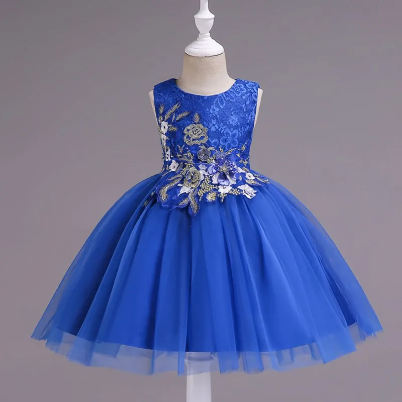 Girl Dress Kids Dresses For Girls Lace Embroidery Princess dress Baby Girl Clothes Summer Sleeveless Dress Kids blue dress
Girl Dress Kids Dresses For Girls Lace Embroidery Princess dress Baby Girl Clothes Summer Sleeveless Dress Kids blue dress