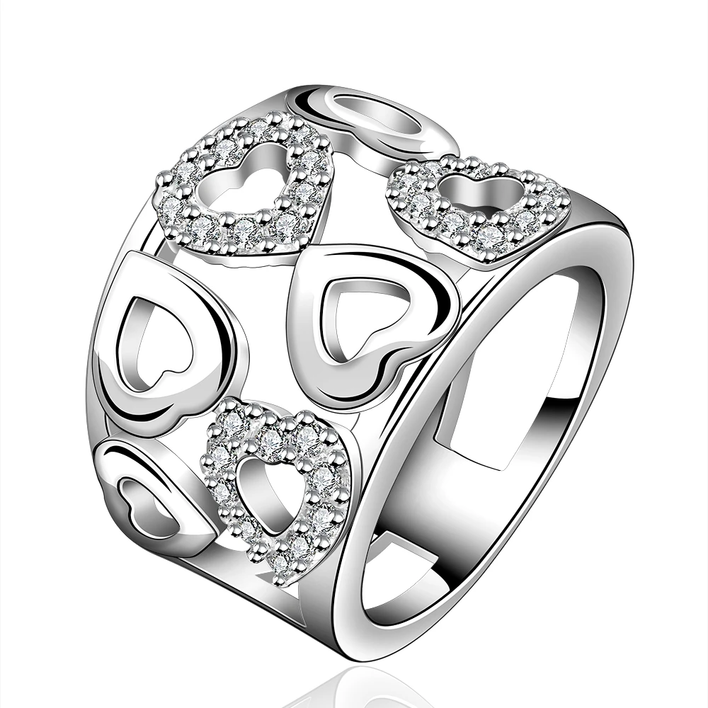 Top quality Silver Plated & Stamped 925 hollow open heart with stonewide crystal rings for women wedding jewelry wholesale
Top quality Silver Plated & Stamped 925 hollow open heart with stonewide crystal rings for women wedding jewelry wholesale