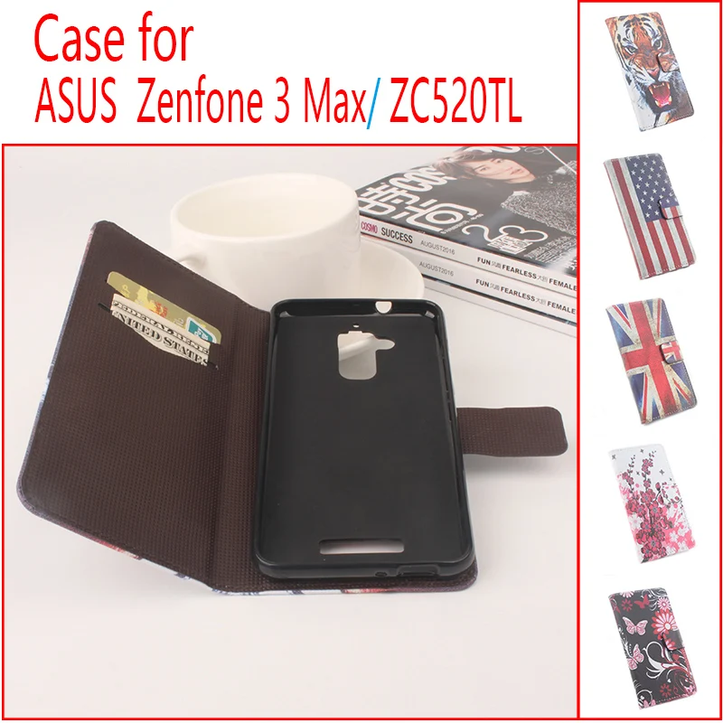 Leather Wallet Stand Flip Card Slot Phone Case Cover For Asus Zenfone 3 Max/ZC520TL 3D Printed Tiger Flowers Flag
Leather Wallet Stand Flip Card Slot Phone Case Cover For Asus Zenfone 3 Max/ZC520TL 3D Printed Tiger Flowers Flag