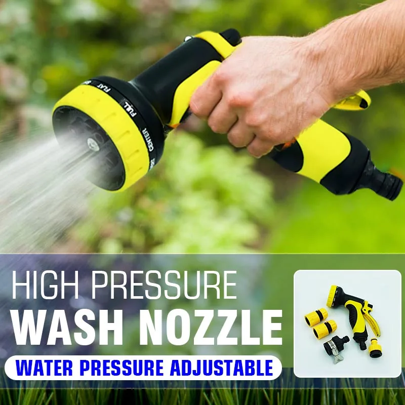 5 Pcs/Set Garden Water Guns Mutifunctional Household Car Wash High Pressure Spray Lawn Watering Sprinkle Tools Kit with 4 Nozzle
5 Pcs/Set Garden Water Guns Mutifunctional Household Car Wash High Pressure Spray Lawn Watering Sprinkle Tools Kit with 4 Nozzle