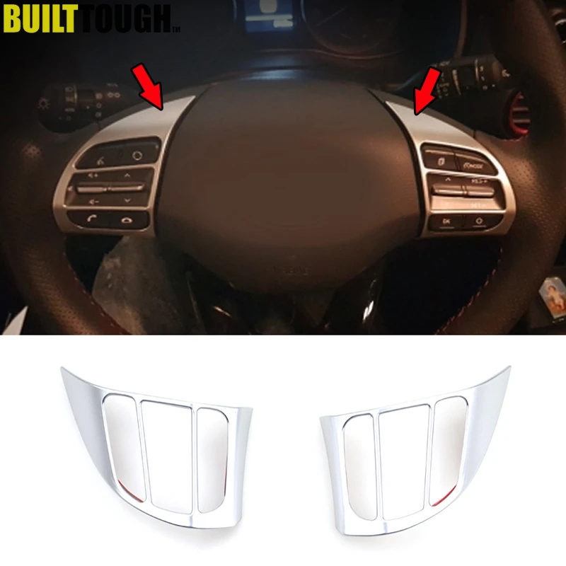 For Hyundai Kona Encino Kauai 2017 2018 2019 Chrome Steering Wheel Switch Button Panel Cover Trim Bezel Frame Molding Decoration
For Hyundai Kona Encino Kauai 2017 2018 2019 Chrome Steering Wheel Switch Button Panel Cover Trim Bezel Frame Molding Decoration
