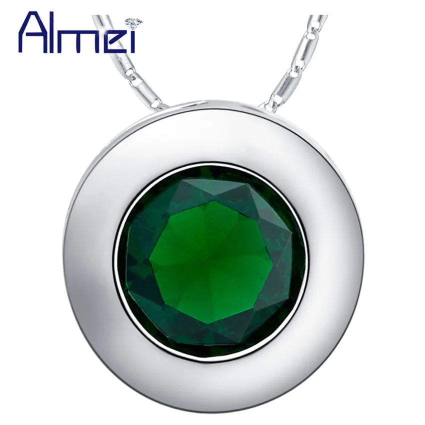 Almei Jewelry Luxury Choker Necklaces & Pendants Double Round Long Pendant Necklace With Green Blue Red Stone Free Chain N1102
Almei Jewelry Luxury Choker Necklaces & Pendants Double Round Long Pendant Necklace With Green Blue Red Stone Free Chain N1102