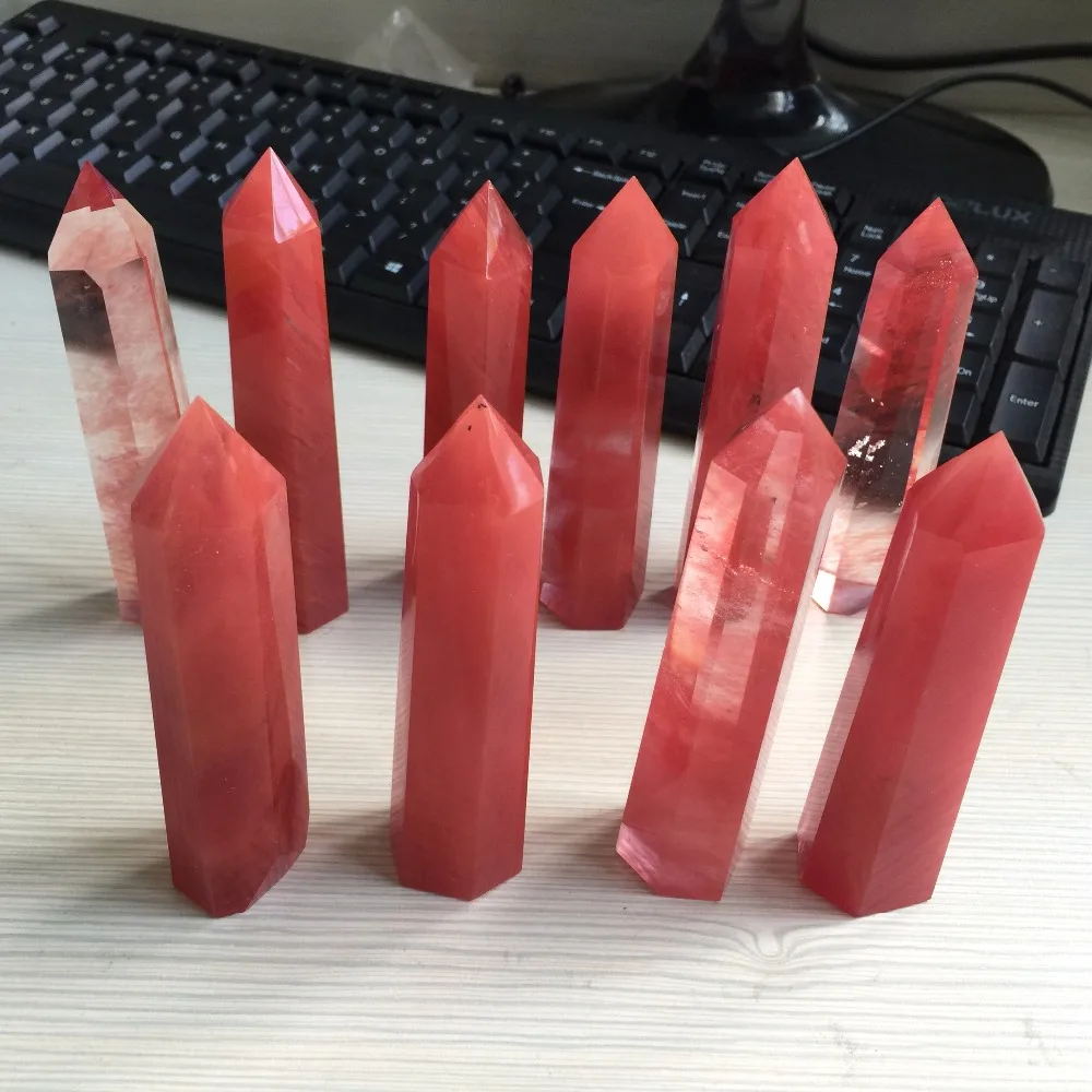 6pcs a lots AAA+++ Natural Clear Quartz Crystal Wand Healing Point Reiki Stone Wholesale Price
6pcs a lots AAA+++ Natural Clear Quartz Crystal Wand Healing Point Reiki Stone Wholesale Price