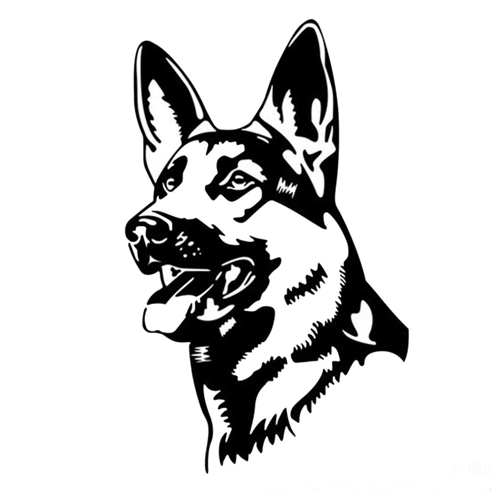 Creative 13*8cm Alsation Pastor dog car stickers Black/Silver car styling cover decals GERMAN SHEPHERD Reflective Animal Sticker
Creative 13*8cm Alsation Pastor dog car stickers Black/Silver car styling cover decals GERMAN SHEPHERD Reflective Animal Sticker