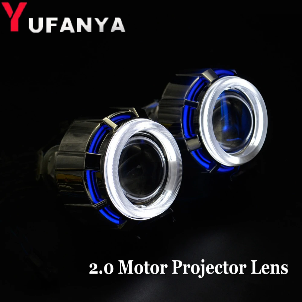 2.0 inch mini Bi xenon hid Projector lens DRL dual angel eyes shrouds fit for H1 H4 H7 car motorcycle headlight retrofit
2.0 inch mini Bi xenon hid Projector lens DRL dual angel eyes shrouds fit for H1 H4 H7 car motorcycle headlight retrofit