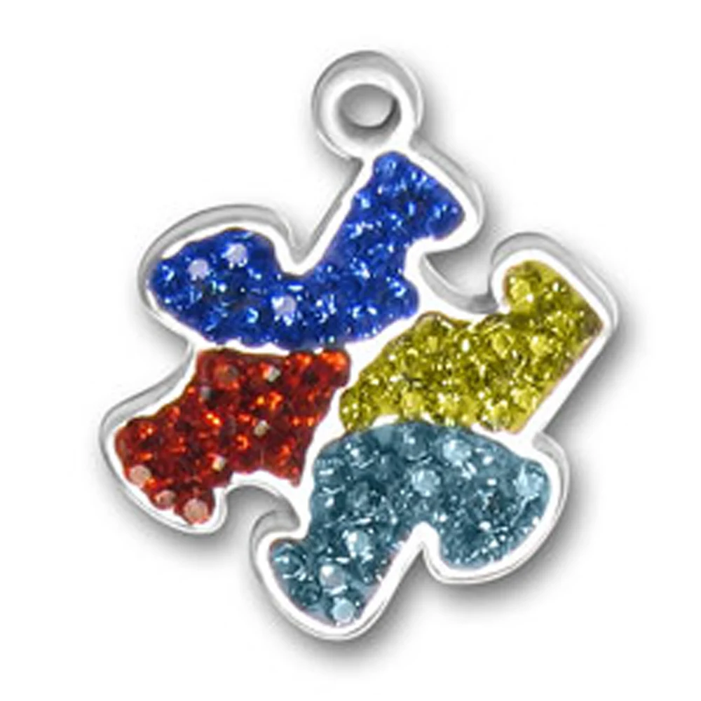 Wholesale Multicolor Crystal Rhinestones Autism Awareness Jigsaw Puzzle Piece Charms
Wholesale Multicolor Crystal Rhinestones Autism Awareness Jigsaw Puzzle Piece Charms