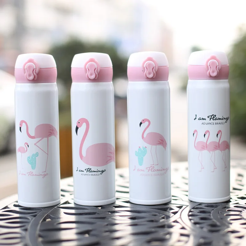 Originality Gift Cartoon Lovely Letter Bounce Children Flamingo Men And Women Couple Cup Vacuum Cup Stainless Cup Thermos Bottle
Originality Gift Cartoon Lovely Letter Bounce Children Flamingo Men And Women Couple Cup Vacuum Cup Stainless Cup Thermos Bottle
