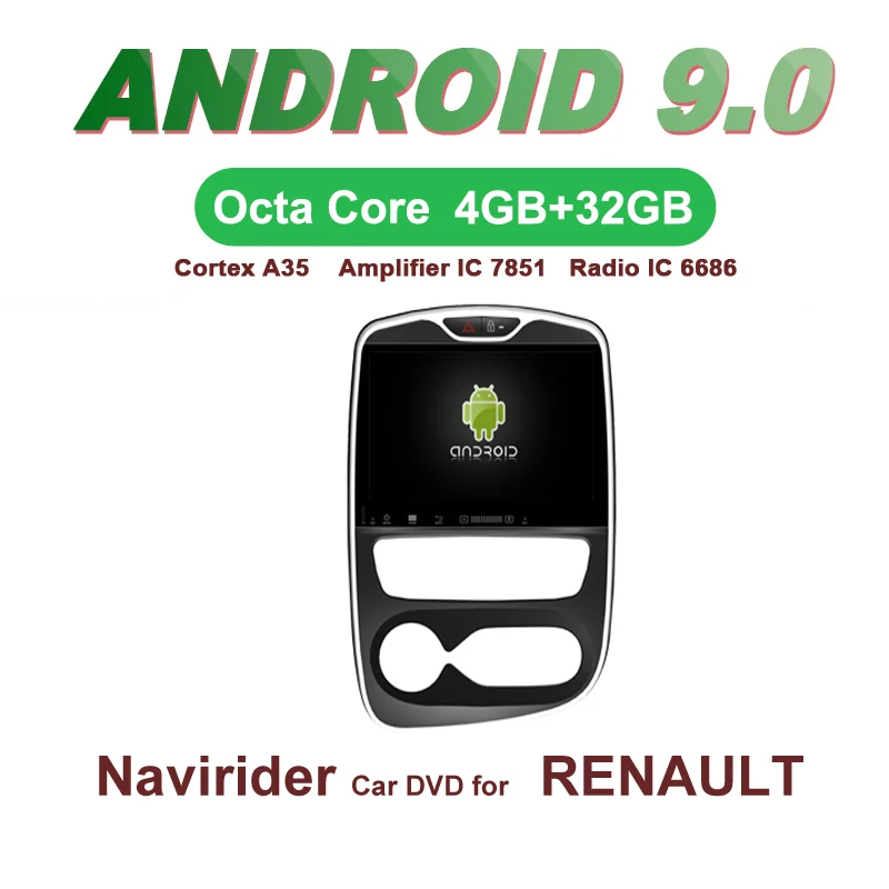 OTOJETA Car GPS 10.1inch Android 9.0 Radio FOR RENAULT CLIO 2017 bluetooth Navigation Capacitive screen support mirror link
OTOJETA Car GPS 10.1inch Android 9.0 Radio FOR RENAULT CLIO 2017 bluetooth Navigation Capacitive screen support mirror link