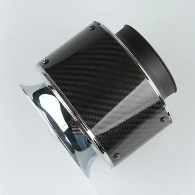 car styling Universal Racing Carbon Fiber air intake filter High flow cold air extension system For honda civic/ford focus 2 3
car styling Universal Racing Carbon Fiber air intake filter High flow cold air extension system For honda civic/ford focus 2 3