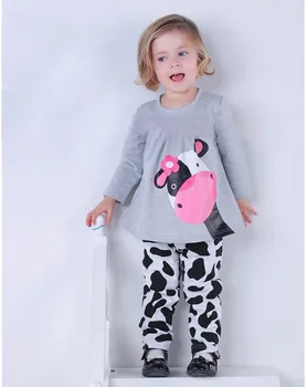 Baby Girls Spring Clothing Set Kids Cotton Tracksuit Children Lovely Cow Pattern Casual Suits 2 pcs Set Girls Cute T-Shirt Pants
Baby Girls Spring Clothing Set Kids Cotton Tracksuit Children Lovely Cow Pattern Casual Suits 2 pcs Set Girls Cute T-Shirt Pants