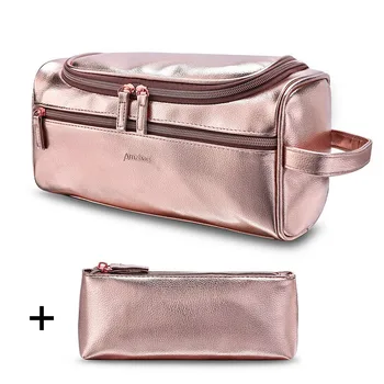 Women Cosmetic Bags PU Leather Men Makeup Wash Bag Travel Large Capacity Toiletry Organizer Portable Hanging Make up Bag 
Women Cosmetic Bags PU Leather Men Makeup Wash Bag Travel Large Capacity Toiletry Organizer Portable Hanging Make up Bag