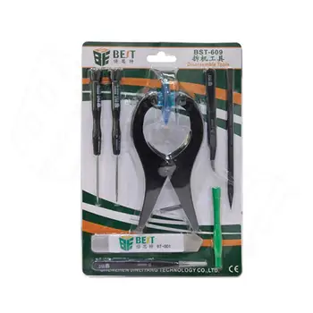 8Pcs Multi-function Mobile Phone Combination Repair Tool Opener Set Screwdriver Set Combination Disassemble Tool