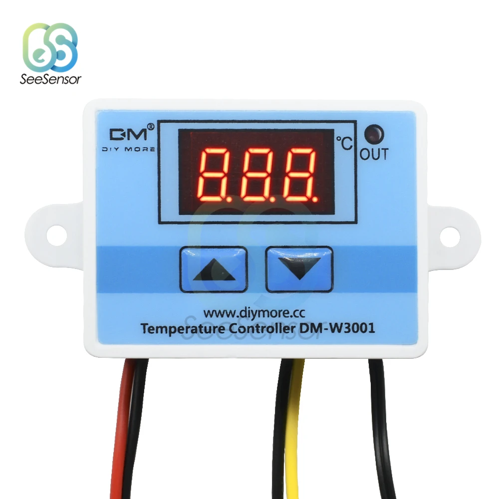 W3001 12V 24V 110V 220V Digital Temperature Controller Thermostat For Incubator Cooling Heating Switch Temp Regulator
W3001 12V 24V 110V 220V Digital Temperature Controller Thermostat For Incubator Cooling Heating Switch Temp Regulator