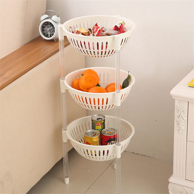 Kitchen Oval Food Storage Rack Placed Vegetables Fruits Storage Basket Multilayer Plastic Shelves Bathroom Toilet Storage Holder
Kitchen Oval Food Storage Rack Placed Vegetables Fruits Storage Basket Multilayer Plastic Shelves Bathroom Toilet Storage Holder
