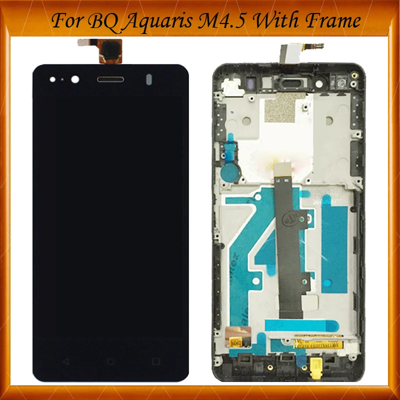 4.5" Tested OK LCD Screen Display + Touch Screen Digitizer For BQ Aquaris M4.5 LCD With Frame Black/White Colors IN Stock
4.5" Tested OK LCD Screen Display + Touch Screen Digitizer For BQ Aquaris M4.5 LCD With Frame Black/White Colors IN Stock