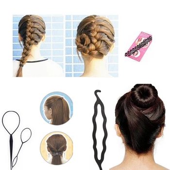 4pcs Magic Hair Braiding Twist Curler Styling Set Hairpin Holding Hair Braiders Pull Needle Ponytail DIY Hairdressing Tool
4pcs Magic Hair Braiding Twist Curler Styling Set Hairpin Holding Hair Braiders Pull Needle Ponytail DIY Hairdressing Tool