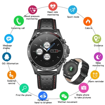 Watch GT1 Tact Military Grade Super Tough Smart Watch Outdoor Sports Talking Watch Business Leather Monitor Blood Pressure Men
Watch GT1 Tact Military Grade Super Tough Smart Watch Outdoor Sports Talking Watch Business Leather Monitor Blood Pressure Men