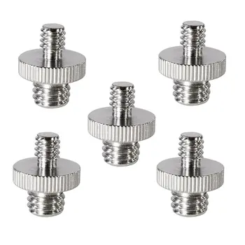 5pcs 1/4" Male to 3/8" Male Threaded Screw Converter Adapter for Camera/Shoulder Rig/Tripod/Socket Studio/Lighting/GoPro Hero
5pcs 1/4" Male to 3/8" Male Threaded Screw Converter Adapter for Camera/Shoulder Rig/Tripod/Socket Studio/Lighting/GoPro Hero