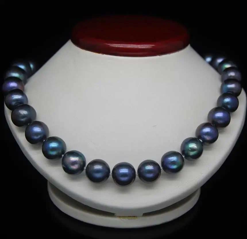 free shipping 18'' 10-11MM TAHITIAN BLACK BLUE PEARL NECKLACE GOLD Strand//String STYLE
free shipping 18'' 10-11MM TAHITIAN BLACK BLUE PEARL NECKLACE GOLD Strand//String STYLE