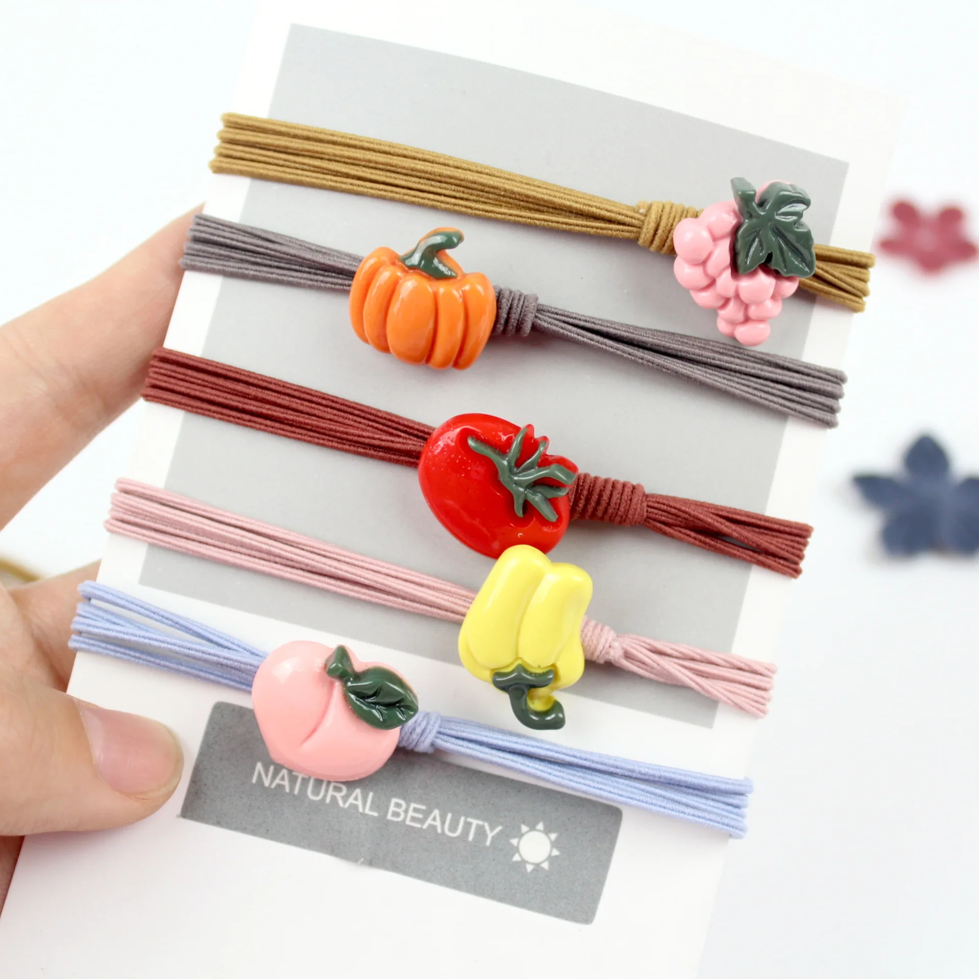 5pcs/set Scrunchy Hair Ties Women For Thick Hair Knot Fruit Head Rope Elastic Hair Bands Hair Rope teen girl hair accessories
5pcs/set Scrunchy Hair Ties Women For Thick Hair Knot Fruit Head Rope Elastic Hair Bands Hair Rope teen girl hair accessories