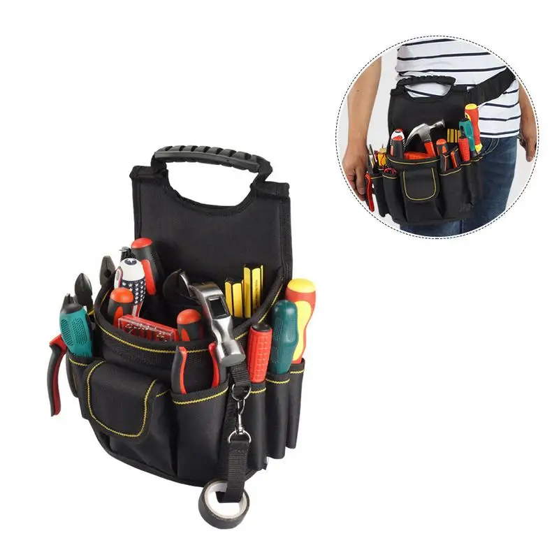 Multifunctional Handbags Canvas Electrician Bag Hardware Kit Waist Repair Kit Tool Carrier
Multifunctional Handbags Canvas Electrician Bag Hardware Kit Waist Repair Kit Tool Carrier