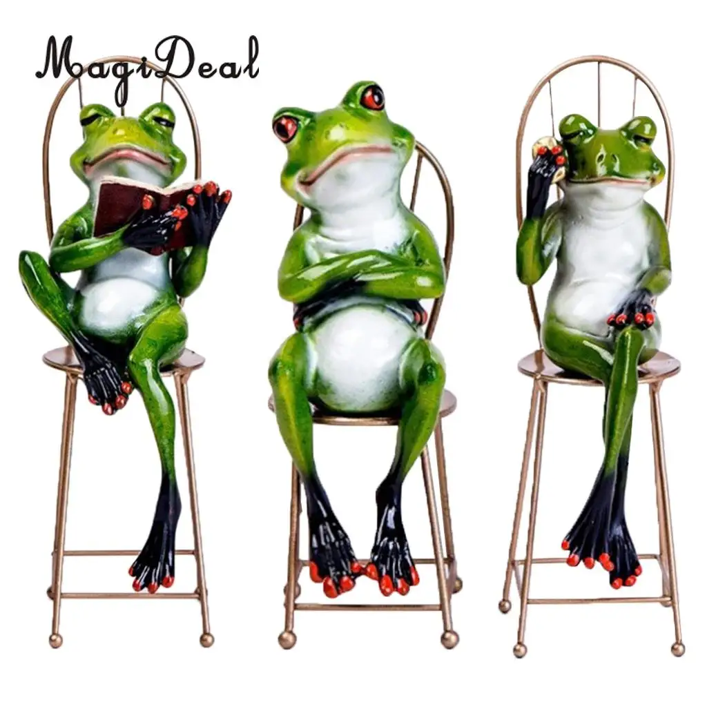 MagiDeal Resin 3D Craft Frog Sitting In The Desk Figurine Home Tabletop Decor Gift A
MagiDeal Resin 3D Craft Frog Sitting In The Desk Figurine Home Tabletop Decor Gift A