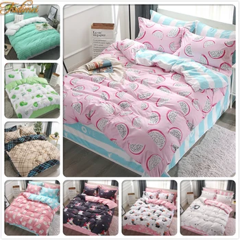 Duvet Cover 3/4 pcs Bedding Sets Soft Cotton Linens Adult Kids Child Student Bedspreads Single Twin Queen Full King Size 200x230
Duvet Cover 3/4 pcs Bedding Sets Soft Cotton Linens Adult Kids Child Student Bedspreads Single Twin Queen Full King Size 200x230