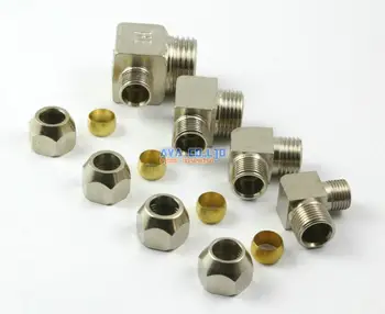 5 Pieces Brass 8mm to 1/4" BSP Elbow Compression Connector Fitting Fuel Air Gas Water Hose Connector Coupler
5 Pieces Brass 8mm to 1/4" BSP Elbow Compression Connector Fitting Fuel Air Gas Water Hose Connector Coupler