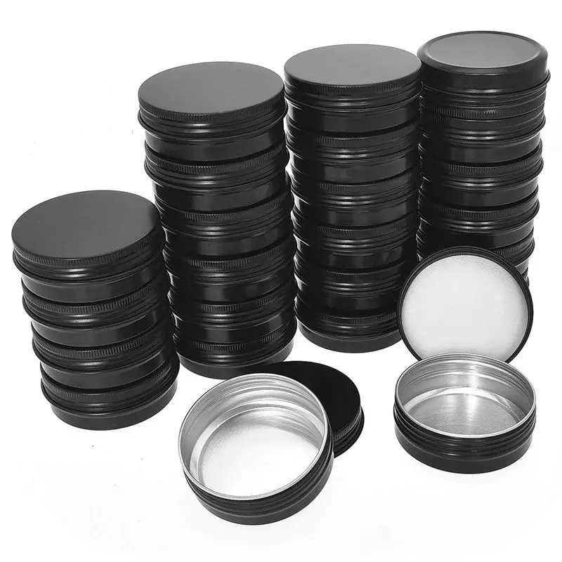 Aluminum Tin Cans - 24 Pack 2Oz / 60G Round Metal Container Screw Top Cans Cosmetic Sample Containers Candle Travel Tins
Aluminum Tin Cans - 24 Pack 2Oz / 60G Round Metal Container Screw Top Cans Cosmetic Sample Containers Candle Travel Tins