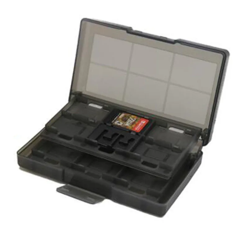 24 Slots Hard Plastic Momery Game Cards Carry Storage Box Protective Case Holder Container Shell for Nintend Switch NS accessory
24 Slots Hard Plastic Momery Game Cards Carry Storage Box Protective Case Holder Container Shell for Nintend Switch NS accessory