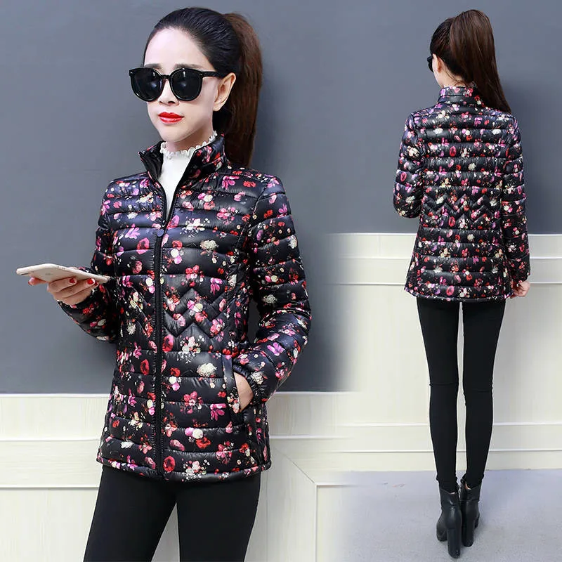 Mom's printed Down Cottoun jacket Fashion streetwear plus size 5XL stand collar puffer Jacket Casual slim waist printed coat
Mom's printed Down Cottoun jacket Fashion streetwear plus size 5XL stand collar puffer Jacket Casual slim waist printed coat