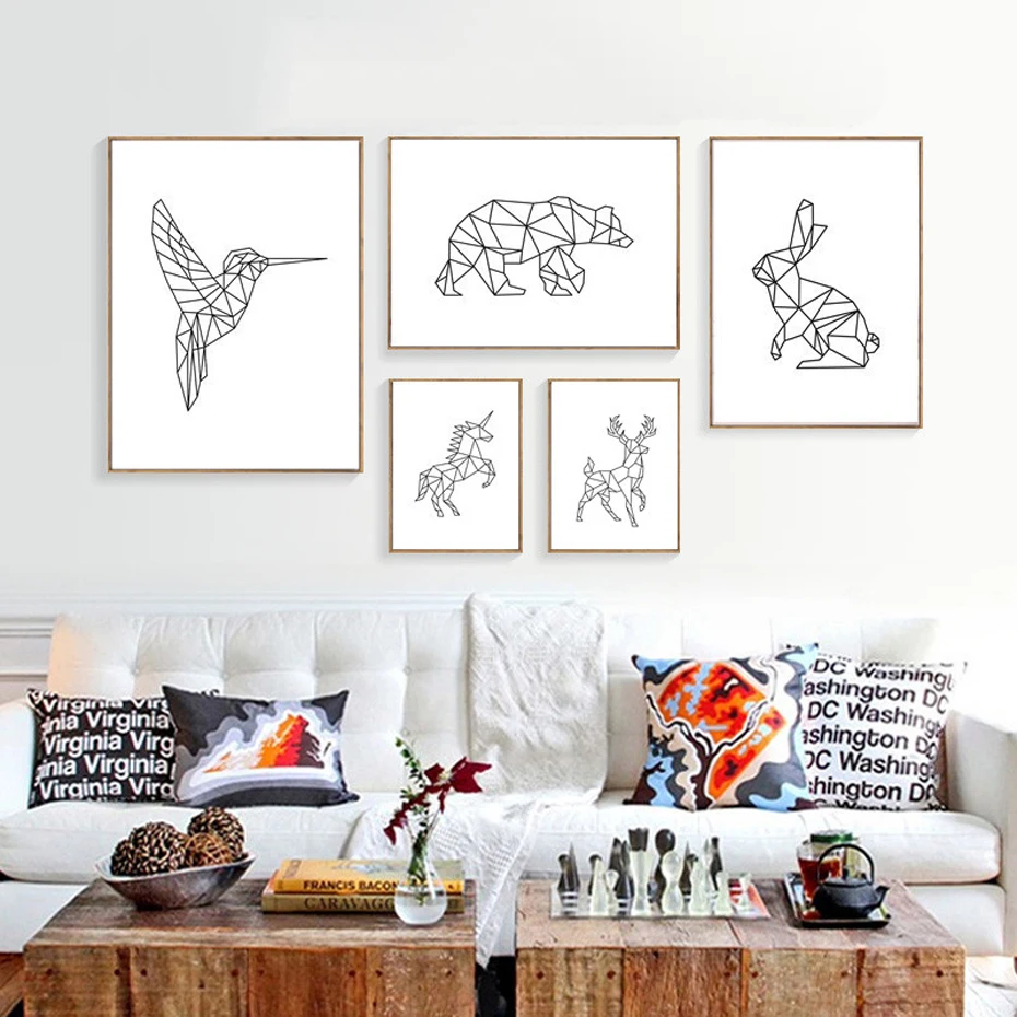 Nordic Minimalist Abstrct Line Animals Pictures Canvas Paintings Printed Kingfisher Deer Posters Wall Art For Living Room Decor
Nordic Minimalist Abstrct Line Animals Pictures Canvas Paintings Printed Kingfisher Deer Posters Wall Art For Living Room Decor