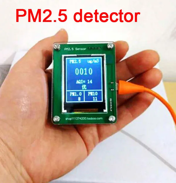Laser PM2.5 detector air quality monitoring dust haze measurement G3 sensor TFT Digital LCD
Laser PM2.5 detector air quality monitoring dust haze measurement G3 sensor TFT Digital LCD
