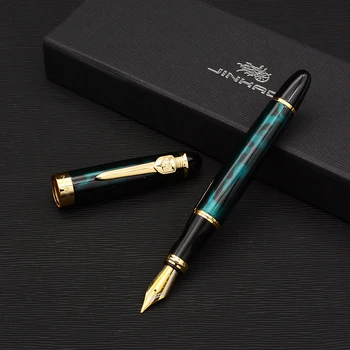 Jinhao Golden Clip Fountain Pen Marble Grain Fine Nib 0.5mm Ink Pens for Writing Office Pens School Supplies Student Stationery
Jinhao Golden Clip Fountain Pen Marble Grain Fine Nib 0.5mm Ink Pens for Writing Office Pens School Supplies Student Stationery