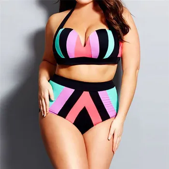 Oversized women's rainbow-striped split swimsuit Padded funny Beach off-shoulder backless Swimsuit Bathing underwear 40ja28
Oversized women's rainbow-striped split swimsuit Padded funny Beach off-shoulder backless Swimsuit Bathing underwear 40ja28